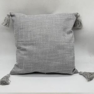 FUNDA ALMOHADON POMPON