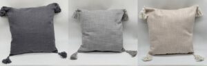 FUNDA ALMOHADON POMPON