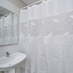 CORTINA BAÑO ORGANZA BORDADA CITY