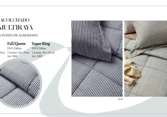ACOLCHADO MULTIRAYAS C/F TWIN LOUIS FERAUD Pierre Balmain Acolchado