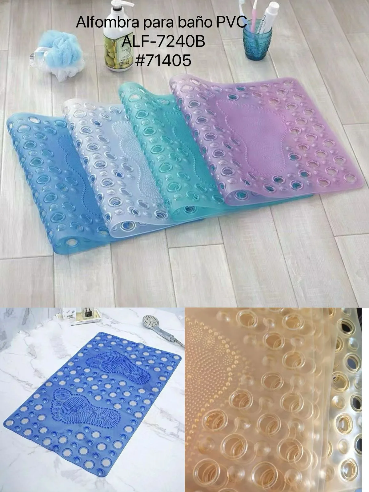 ALF. BAÑO PVC PIECITO CITY ALF. BAÃO PVC PIECITO CITY City Alfombra