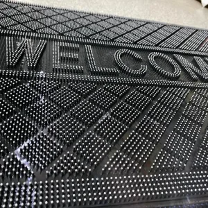 ALF. GOMA ENTRADA WELCOME BRILLO T.IMP Alfombra