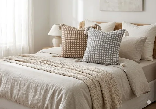 ALMOHADON TEJIDO BORLAS 50 x 50 ALMOHADON TEJIDO BORLAS 50 x 50 BLUME Accesorios