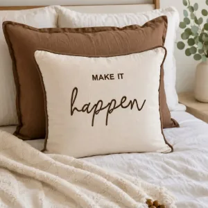 ALMOHADON MAKE IT HAPPEN 50 x 50 BLUME Accesorios