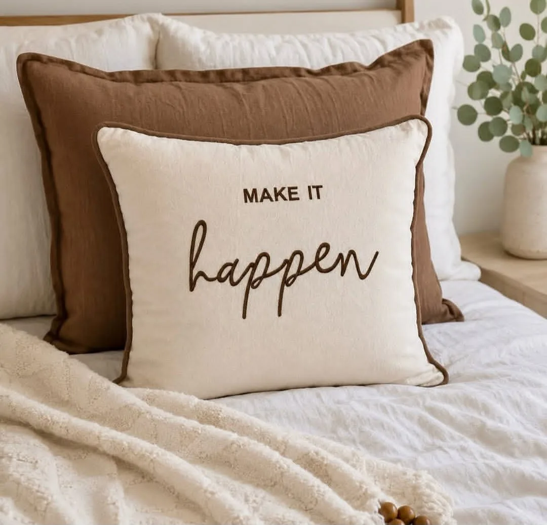 ALMOHADON MAKE IT HAPPEN 50 x 50 ALMOHADON MAKE IT HAPPEN 50 x 50 BLUME Accesorios