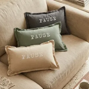 ALMOHADON PERSPECTIVE/PAUSE 40 x 60 BLUME Accesorios