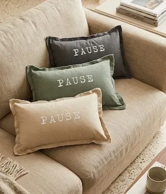 ALMOHADON PERSPECTIVE/PAUSE 40 x 60 BLUME Accesorios