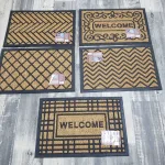 ALF. COCO GOMA RECT./MEDIA LUNA 40 x 60 Dib Alfombra