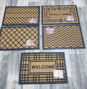 ALF. COCO GOMA RECT./MEDIA LUNA 40 x 60 Dib Alfombra