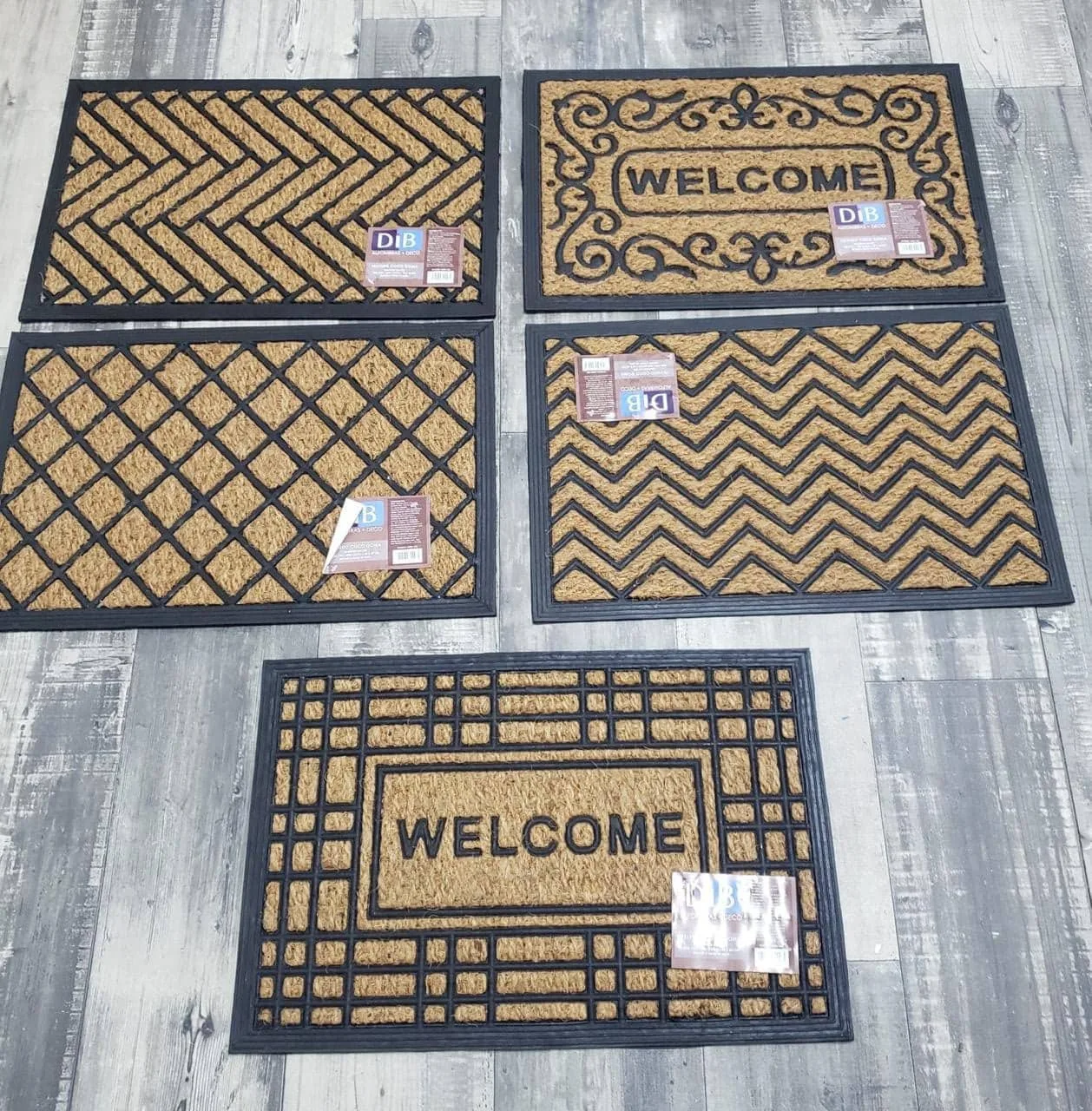 ALF. COCO GOMA RECT./MEDIA LUNA 40 x 60 ALF. COCO GOMA RECT./MEDIA LUNA 40 x 60 Dib Alfombra