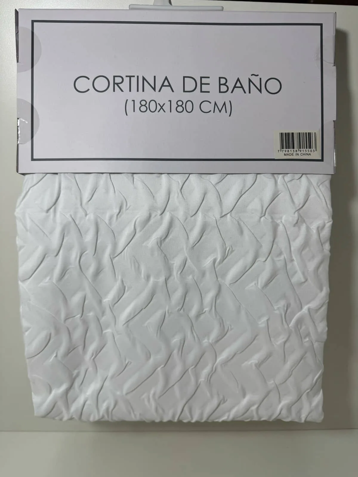 CORT. BAÑO PREMIUN BLANCA/GRIS CONCEPTO CORT. BAÃO PREMIUN BLANCA/GRIS CONCEPTO Conc. Deco Cortinas