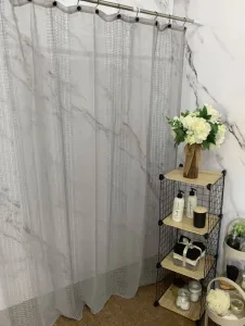 CORT. BAÃO JAQUARD LINEA ITALIANA DECORINTER Cortinas