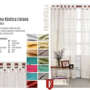 CORTINA VAINILLA TENDE 10055 Francavilla Cortinas