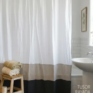 CORTINA BAÃO TUSOR RAYA 1.80 x 1.80 BLUME Cortinas