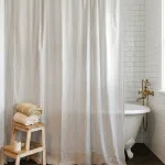 CORTINA BAÃO GASA LISA 2.30 x 1.90 BLUME Cortinas