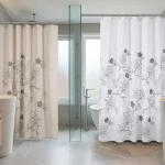 CORTINA BAÃO RELIEVE C/ GANCHOS ROLLER CITY CITY Cortinas