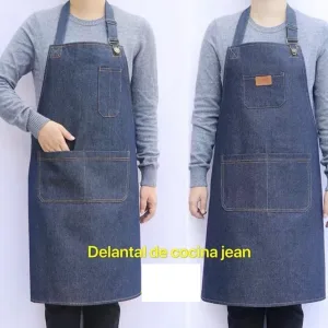 DELANTAL JEANS LISO City Delantales