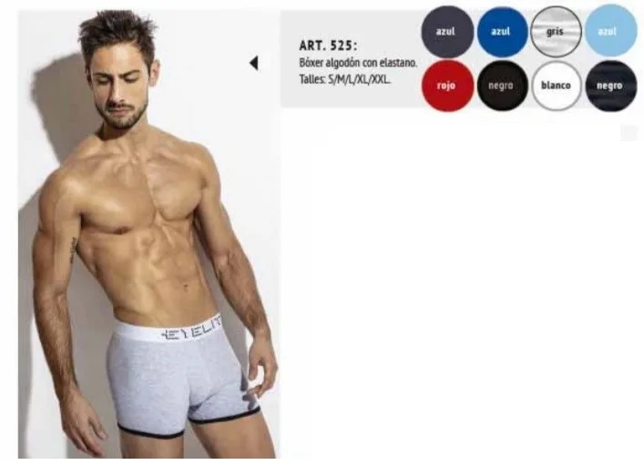 BOXER ALG/LYCRA (ART.525 ) S-M-L-XL-XXL BOXER ALG/LYCRA (ART.525 ) S-M-L-XL-XXL Eyelit Accesorios