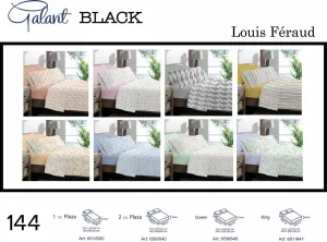 SAB. GALANT/BLACK 1 1/2 P.B. Pierre Balmain Sábanas