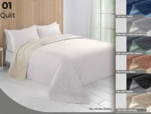 QUILT BICOLOR REVERSIBLE QUEEN KAVANAGH Kavanagh Cubrecamas