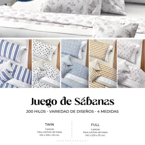SAB. SUPLESA TWIN 200 H. SUPLESA Sábanas