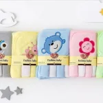 TOALLON C/ CAPUCHA + TOALLITAS BORD. BABY LUXU T.IMP Toallas