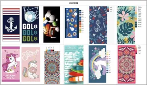 PLAYEROS MICRO. ESTAMPADOS 70x150 City Toallas