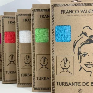 TURBANTE P/BAÃO TOALLA F.VALENTE Franco Valente Toallas