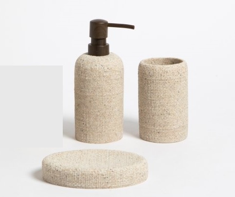 SET BAÑO TEJIDO