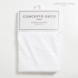 CORT. BAÑO PREMIUN BLANCA/GRIS CONCEPTO