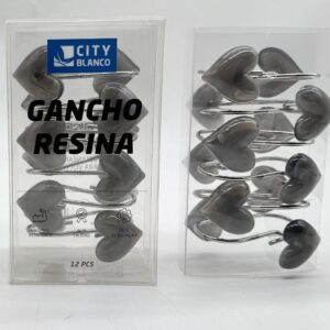 GANCHOS RESINA DISEÑO x 12 CITY