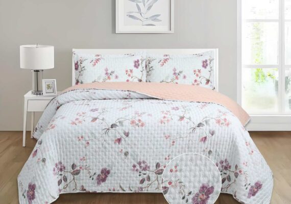 QUILT MANTRA TWIN ESTAMP. REVER. C/F MANTRA
